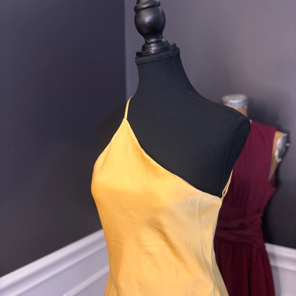 Commense One Shoulder Yellow Dress - Picture 5 of 16